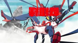 Hot chick with two bananas arranged herself a double penetration